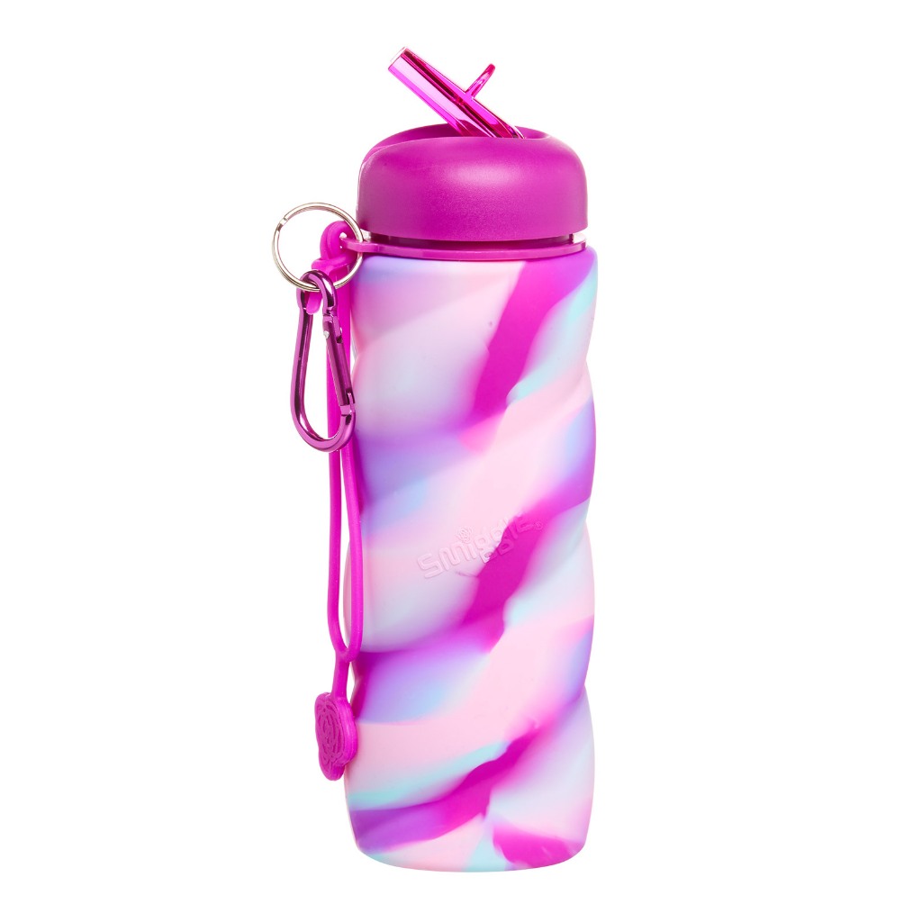 Bình nước Smiggle 550ml - Silicone Twisty