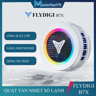 Flydigi B7X | Quạt tản nhiệt sò lạnh từ tính dành cho điện thoại và máy tính bảng