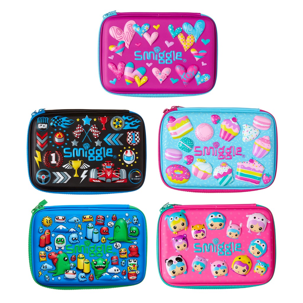 Hộp bút 1 ngăn Smiggle - Mẫu Kooky