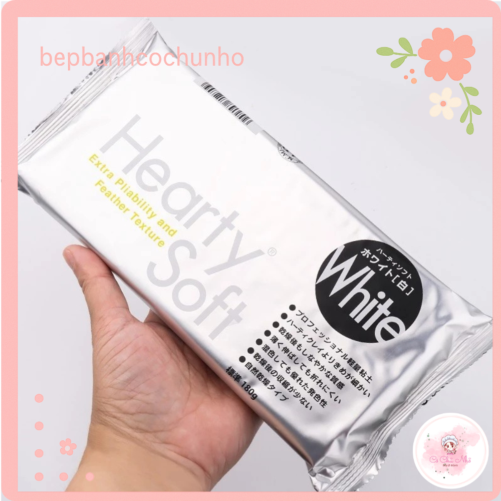 Đất sét Nhật tự khô Hearty Soft 180 gram (gói mới)