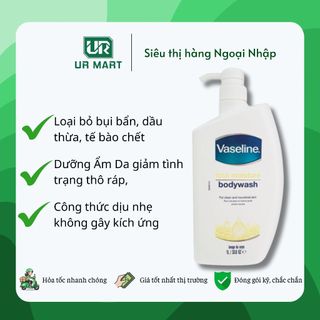  Sữa tắm Vaseline Total Moisture Body Wash 1000ml 