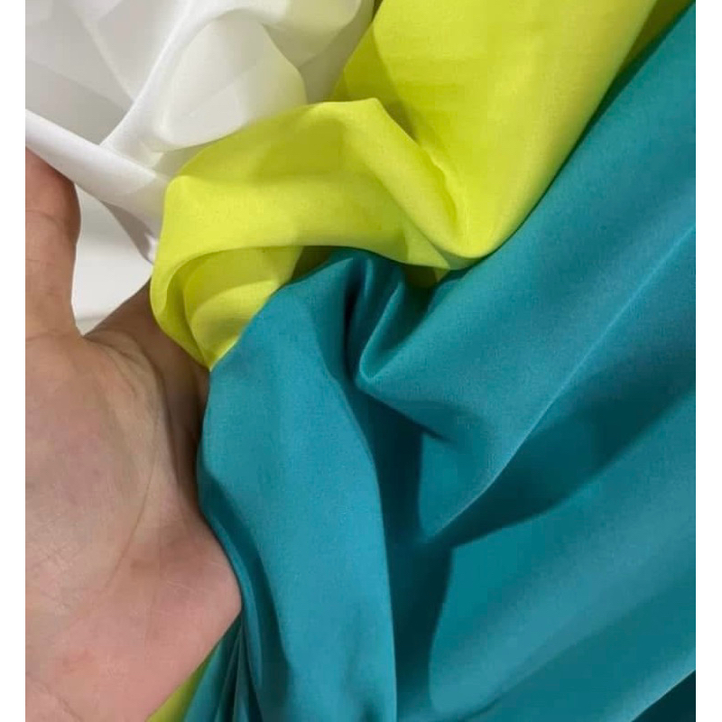 Vải lót habutai màu xanh cổ vịt