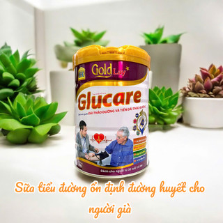 Sữa bột Glucare Goldlay lon 900g dành cho người tiểu đường ổn định đường huyết, tốt cho tim mạch, tăng cường sức khỏe
