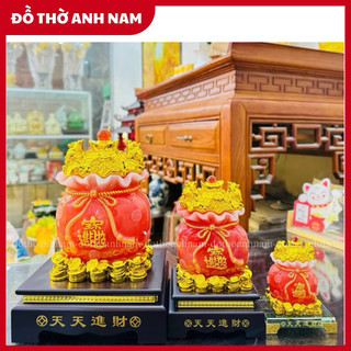  Tượng Túi Tiền Kim Nguyên Bảo Phong Thuỷ Vật Phẩm Phong Thủy Tài Lộc 