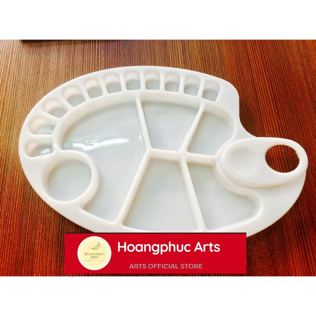 Palet pha màu nước 25 lỗ oval
