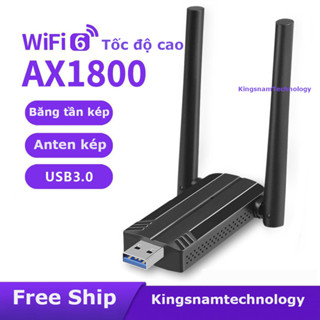 1800Mbps USB WiFi + BLUETOOTH 600Mbps 1300Mbps 5G Wifi 6 150M 300Mđầu thu wifi cho pc laptop card mạng wifi bluetooth