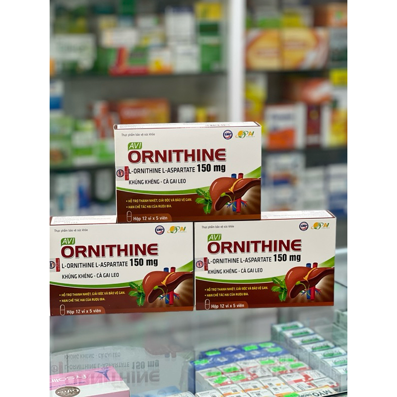 Bổ gan Avi Ornithine - hỗ trợ thanh nhiệt, giải độc và bảo vệ gan