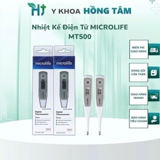  Nhiệt Kế Điện Tử MICROLIFE MT500 Đo Nhanh Trong 30 Giây Độ Chính Xác Cao An Toàn BH Trọn Đời 