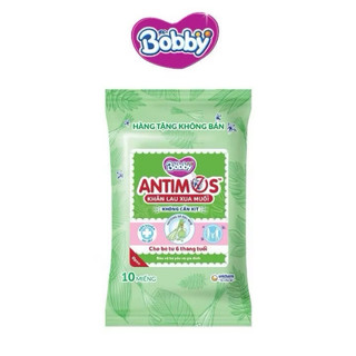 KHĂN LAU XUA MUỖI BOBBY ANTIMOS 10 tờ/ 20 tờ