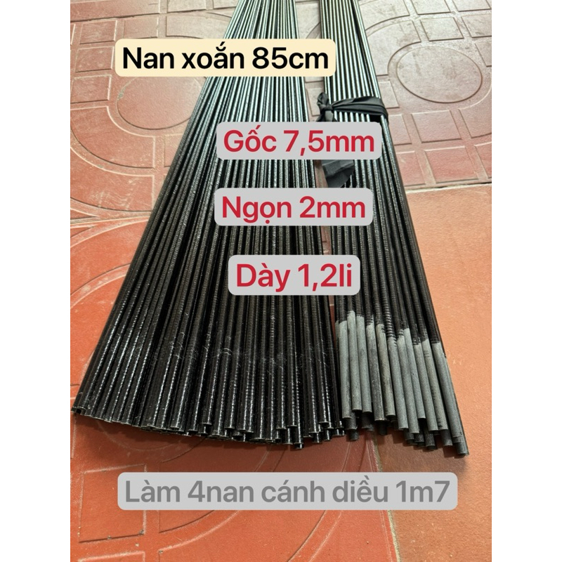 Nan Cacbon Xoắn Hàng Đẹp Gốc Dày Giá Rẻ