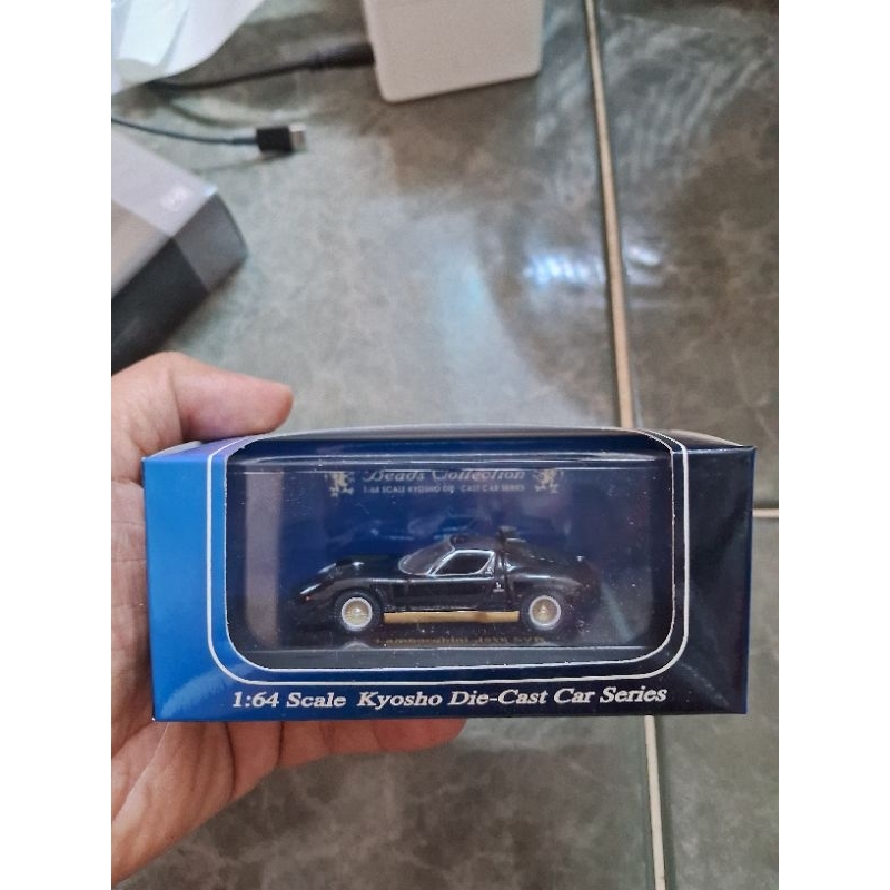 KYOSHO 1/64 - LAMBORGHINI JOTA SVR MÀU ĐEN BEADS COLLECTION