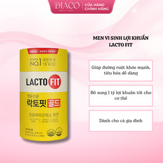  MEN VI SINH LACTO-FIT GOLD BỔ SUNG LỢI KHUẨN CẢI THIỆN ĐƯỜNG RUỘT KHỎE MẠNH  2g x 50 gói  
