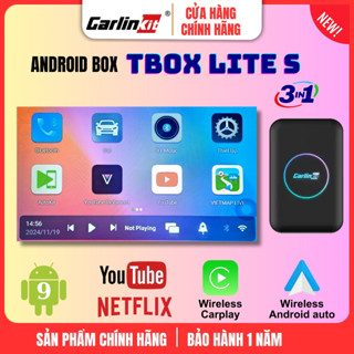 Android box/Apple carplay/Android auto không dây Carlinkit Tbox Lite S (bản 2025)