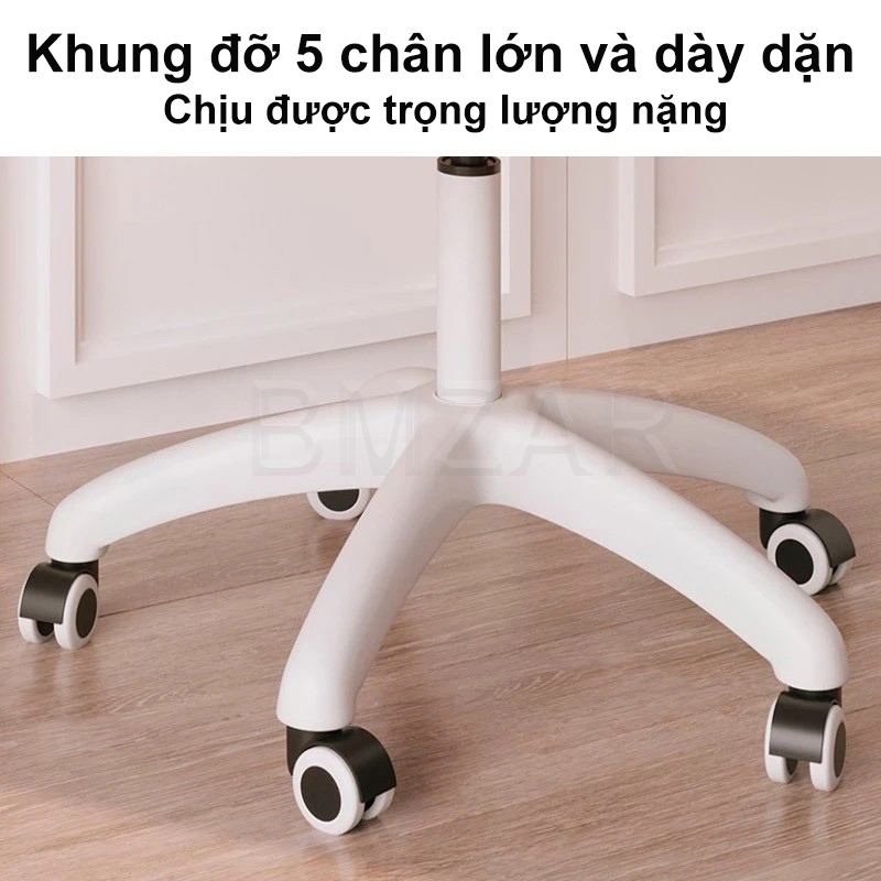 Bmzar Ghế máy tính có thể điều chỉnh, ghế văn phòng thoải mái, ghế trang điểm phòng ngủ, xoay 360 độ | BigBuy360 - bigbuy360.vn