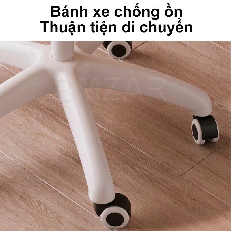 Bmzar Ghế máy tính có thể điều chỉnh, ghế văn phòng thoải mái, ghế trang điểm phòng ngủ, xoay 360 độ | BigBuy360 - bigbuy360.vn