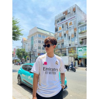 [Bản Player xịn] Áo bóng đá Real trắng. Real cam. Real xám 3rd các mùa giải MỚI. Hàng nhâp nguyên chiếc từ Thái Lan.