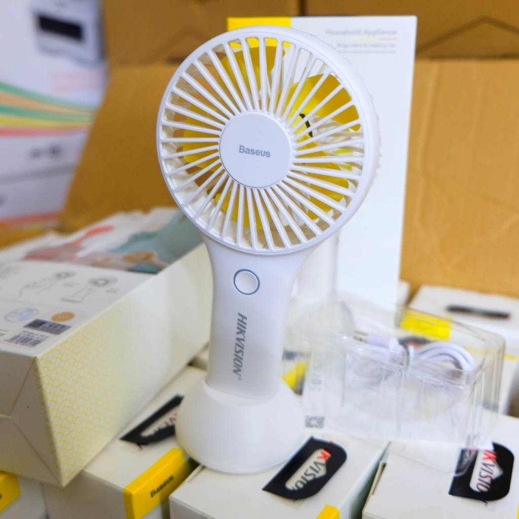 Quạt mini cầm tay pin sạc Baseus Bingo Fan ( 3 Level , Rechargeable Mini USB Hand and Desktop Fan)
