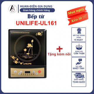 Bếp Từ UNILIFE UL161 Chính Hãng – Mặt Kính Chịu Lực Hoa Văn Sang Trọng – Tặng Kèm Nồi – Bếp Điện Đơn Cao Cấp, Nấu Ăn Nha