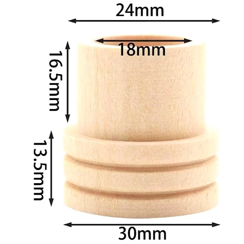 1 Cái chân đế gỗ để cắm cây nhang ngải cứu (không bao gồm nhang ngải cứu), đế cắm dập tắt nhang ngải