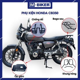 Phụ Kiện Honda CB350, Baga sau, Chống đổ, Ốp gầm chính hãng MBiker, chất liệu thép cao cấp