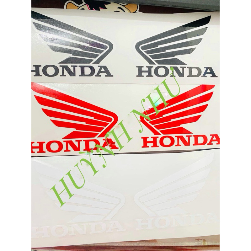 [ Cặp ] Decal cánh chim honda đủ màu