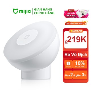  Mijia 2 Đèn LED Cảm Biến Chuyển Động Gắn Tường Đèn Cảm Biến Gắn Cầu Thang Phòng Ngủ Phòng Bếp 