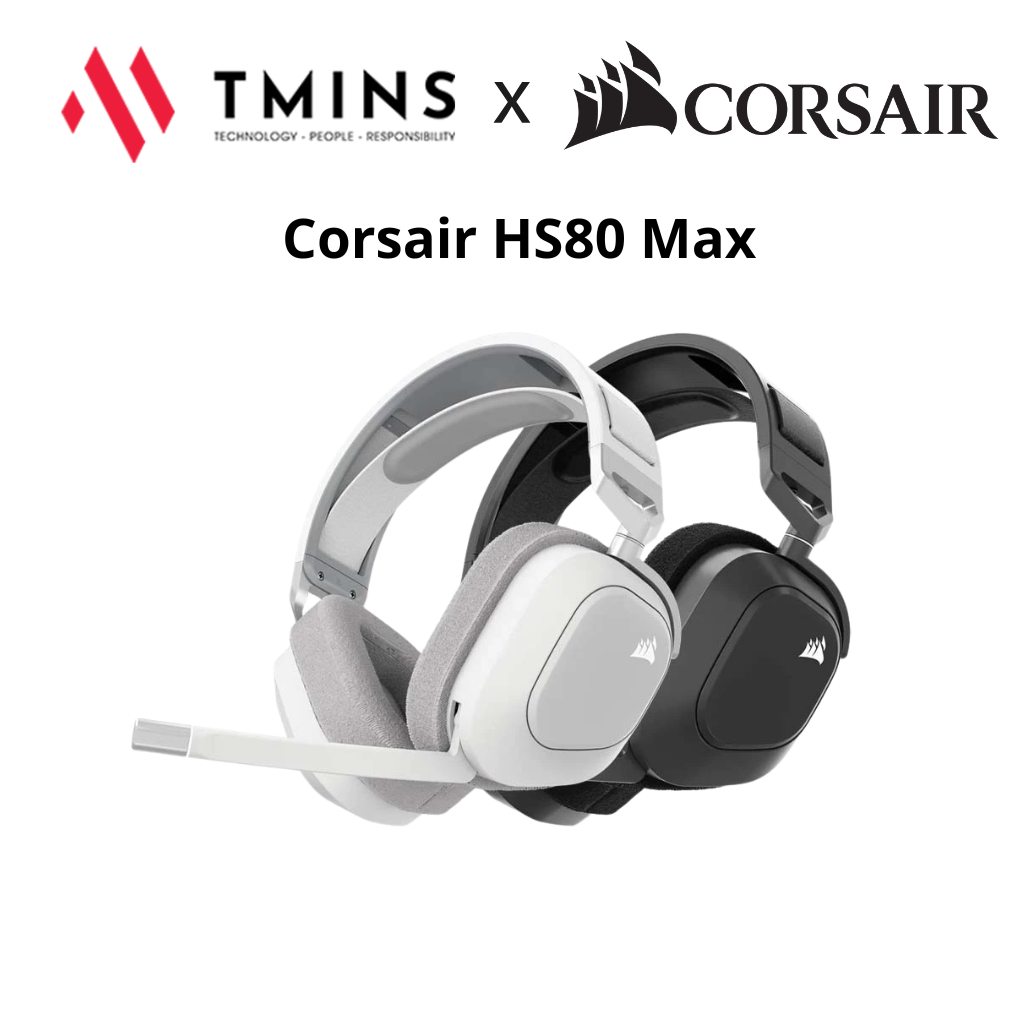 Tai nghe không dây Corsair HS80 MAX RGB - Hàng chính hãng