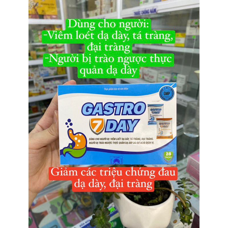 ✅ GASTRO 7DAY - DẠ DÀY, ĐẠI TRÀNG- Hộp 28 gói