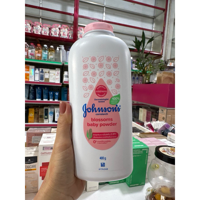 Phấn thơm Johnson Baby 380 Thái Lan mẫu mới