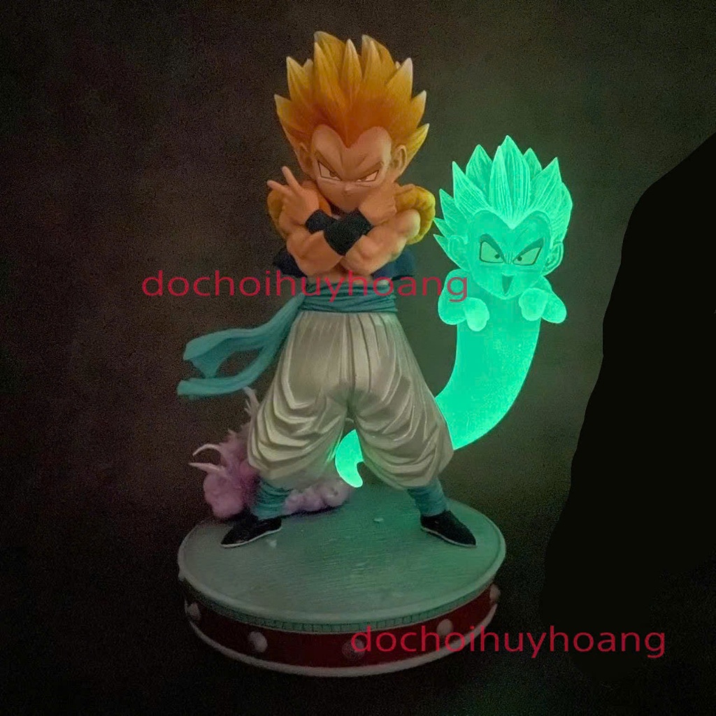 Mô hình Tượng Nhân Vật Gotenks hồn ma dạ quang phát sáng Dragon Ball 25cm