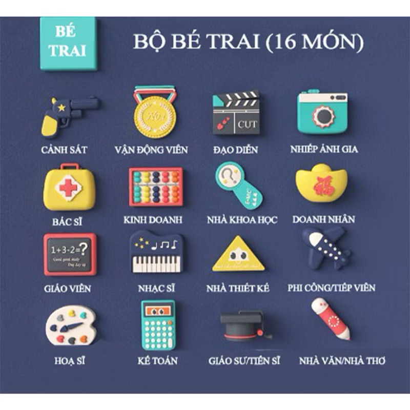 Bộ bốc thôi nôi cho bé trai cao su cao cấp