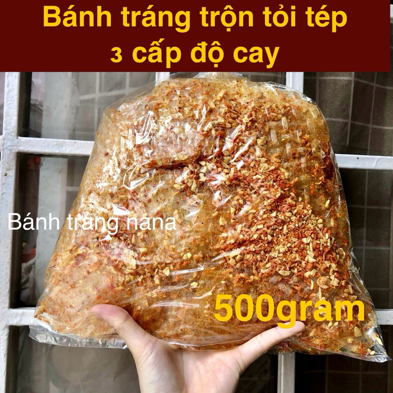 Bánh tráng sa tế tỏi tôm [500gram] ( ảnh shop tự chụp)