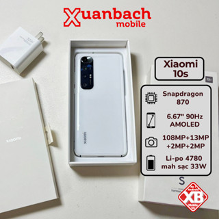 Điện thoại Xiaomi Mi 10s Mi10s Snap870 likenew màn hình Super Amoled Ram 8GB hỗ trợ sạc nhanh 33W