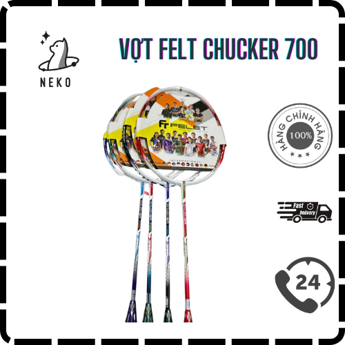 🏵️ 500k 🎂VỢT FLEET RẺ🏵️ VỢT FLEET CHUCKER 700 + KHUYẾN MÃI QUẤN CÁN - CƯỚC VỢT