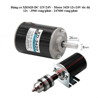 Motor 12v/24v - động cơ 24v/12v làm bơm làm quạt - Motor chế máy khoan,máy cắt mài