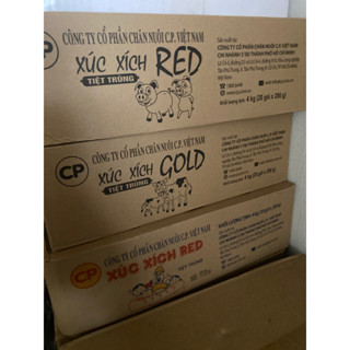 Xúc xích heo CP Nguyên Thùng ( 20 gói x 200g )..