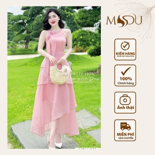 Váy Tơ Óng MDU4200 Thiết Kế Với Gam Hồng Nhẹ Nhàng Thanh Lịch Từ MDU K33-D4-1