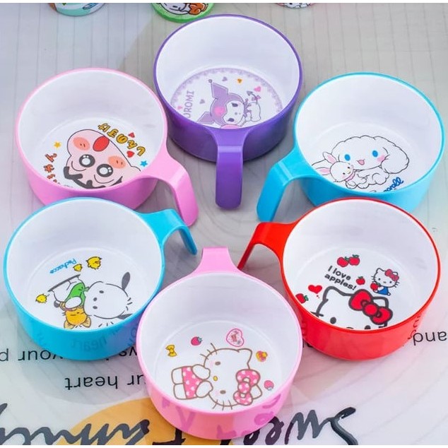 🌸CHÉN BÁT CÓ QUAI CẦM HELLO KITTY DOREMON & FRIENDS