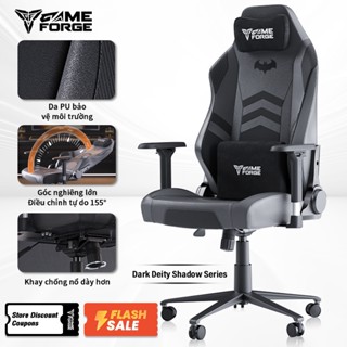 GAMEFORGE Ghế gaming Dark Deity Shadow thi đấu Ghế công thái học với lưng gối hỗ trợ Ghế gaming Ghế máy tính gia đình
