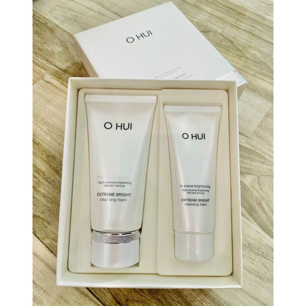 Set Sữa Rửa Mặt Ohui trắng Dưỡng ẩm và làm Trắng Ohui Extreme White