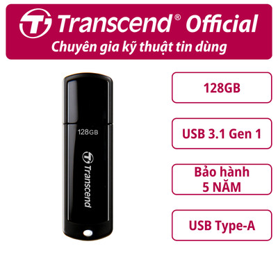 USB 3.1 Transcend Jet Flash 700 32GB / 64GB / 128GB 5Gbps TS32GJF700 - Bảo hành 5 năm