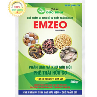 Men vi sinh Emzeo, Emic, EM khử mùi hôi phân cá, ủ đậu tương, rác thải sinh hoạt, rác nhà bếp và ủ phân bón hữu cơ