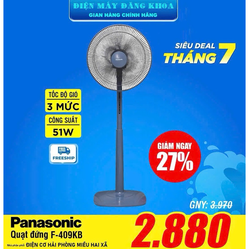 Quạt đứng Panasonic F409KB