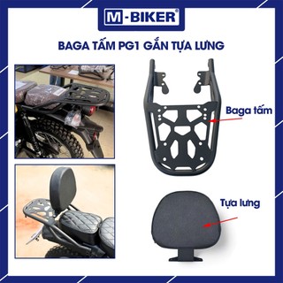Baga sau PG1 gắn được thùng nhôm, thùng givi, gắn tựa lưng cho baga mẫu tấm