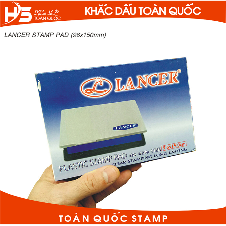 Khay mực dùng cho con dấu hoàn công chấm mực