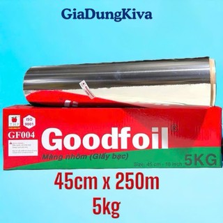  Giấy Bạc Màng Nhôm Bọc Thực Phẩm Goodfoil 45cm - 3kg 5kg Nướng Thực Phẩm An Toàn Tiện Lợi 
