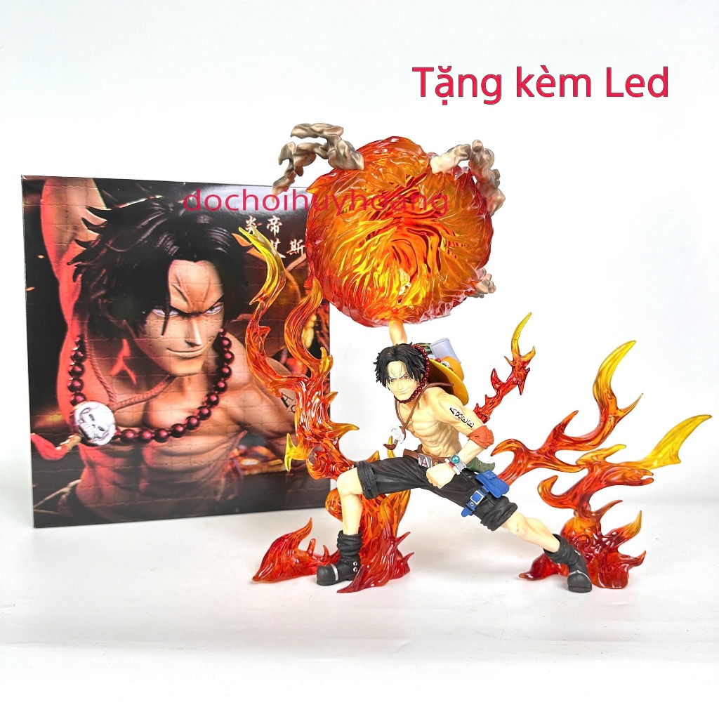 Mô hình Tượng Nhân Vật Ace Cầu Lửa One Piece 31cm