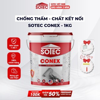  Sơn Chống Thấm SOTEC - CONEX  1 Lít Kg  Chất Kết Nối Dùng Cho Vữa Xây Dựng Vữa Trát Tăng Chất Lượng Vữa Chống Thấm. 