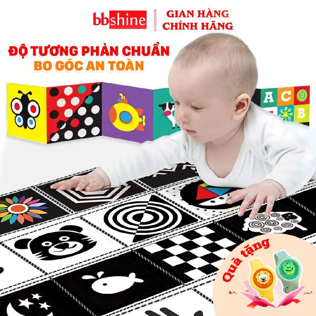 Tranh Kích Thích Thị Giác Cho Bé 0-3 Tuổi Cao Cấp Giúp Bé Phát Triển Giác Quan Và Não Bộ BBShine – DC063