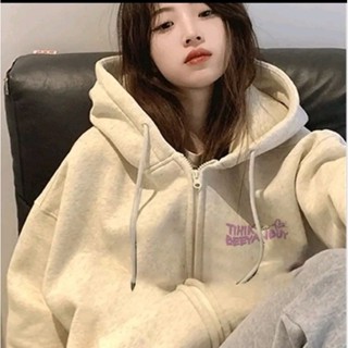 Áo Hoodie Nỉ Bông Form Rộng Nam Nữ In Chữ Nổi Màu Hồng